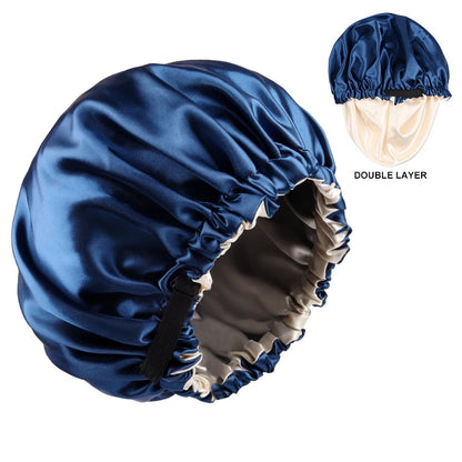 Bonnet en satin réglable