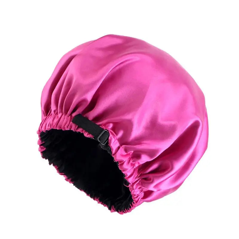 Bonnet en satin réglable