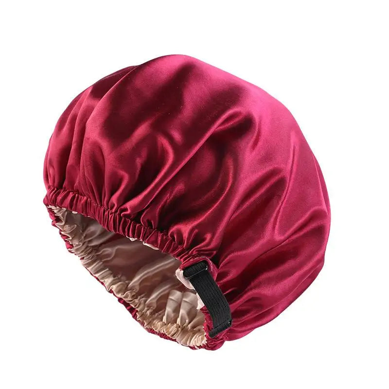 Bonnet en satin réglable