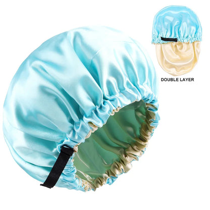 Bonnet en satin réglable